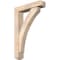 Ekena Millwork Thorton Craftsman Smooth Bracket w/ Offset Brace, Douglas Fir, 5 1/2"W x 24"D x 36"H BKT0604X24X36THR04SDF - alternate 1